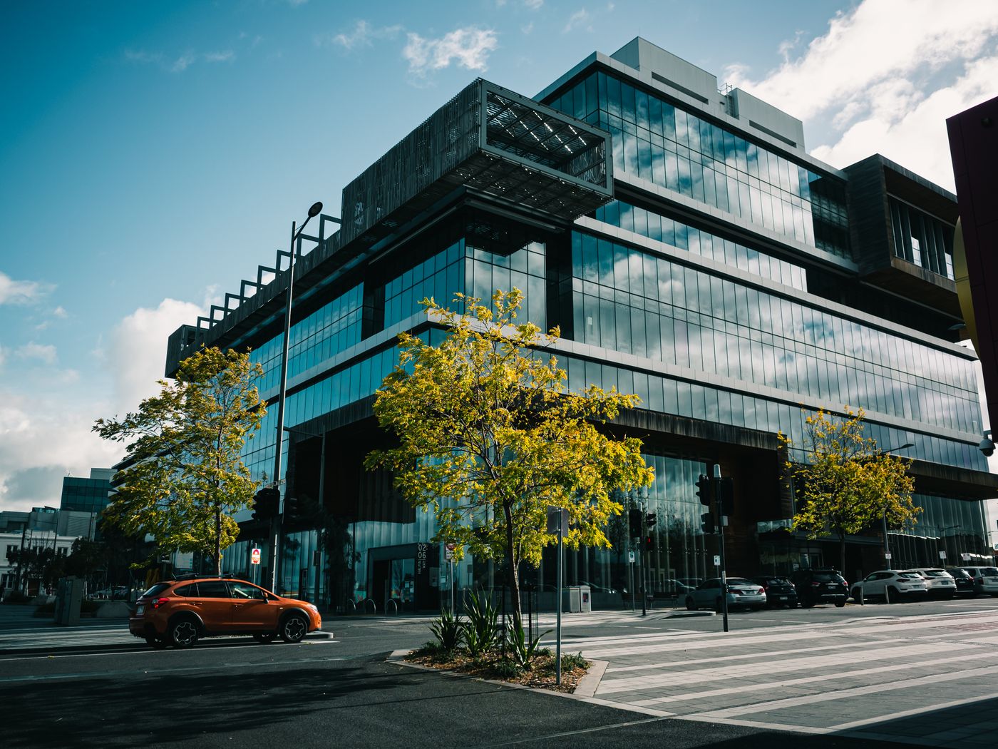 Modern commercial building in Australia
